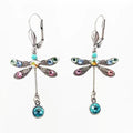 Elegant Dragonfly Design Earrings