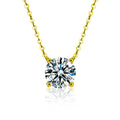 Gold Plated Zircon Necklace