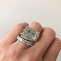 Timeless Vintage Silver Ring with Turquoise
